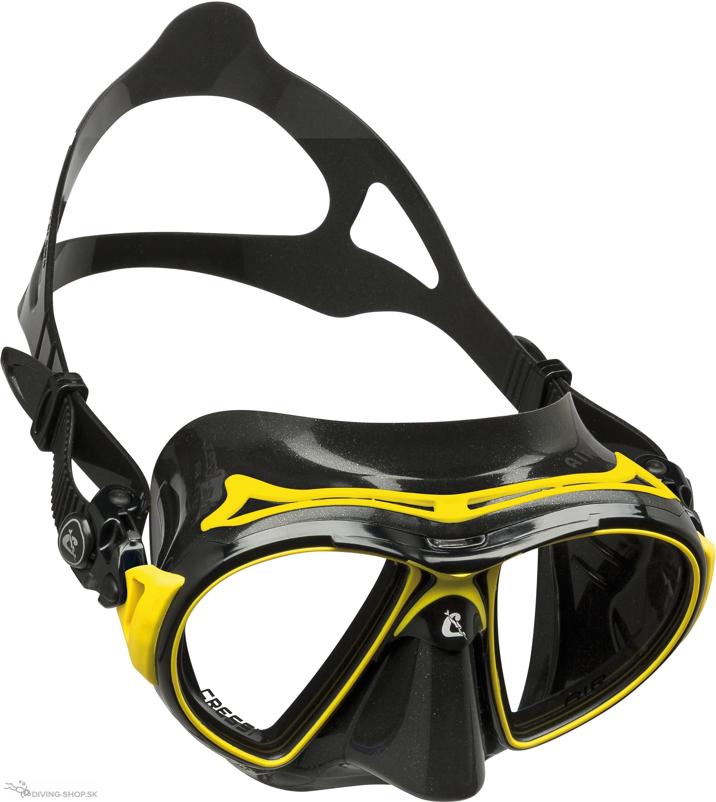Prvotriedna potápačská maska Cressi AIR Black