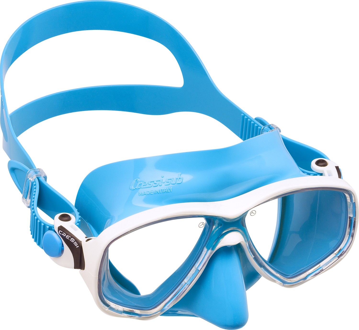 Moderná potápačská maska Cressi Marea s farebným silikónom