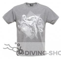 Tričko sivé - Octopus Companions 